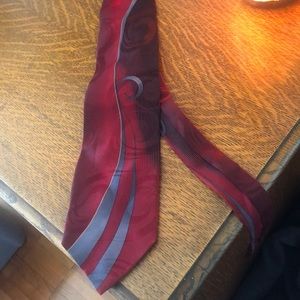 Facets silk tie